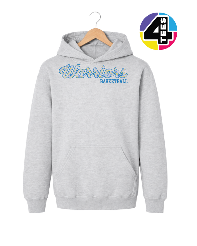 Warriors Spangle Basketball Youth Hoodie