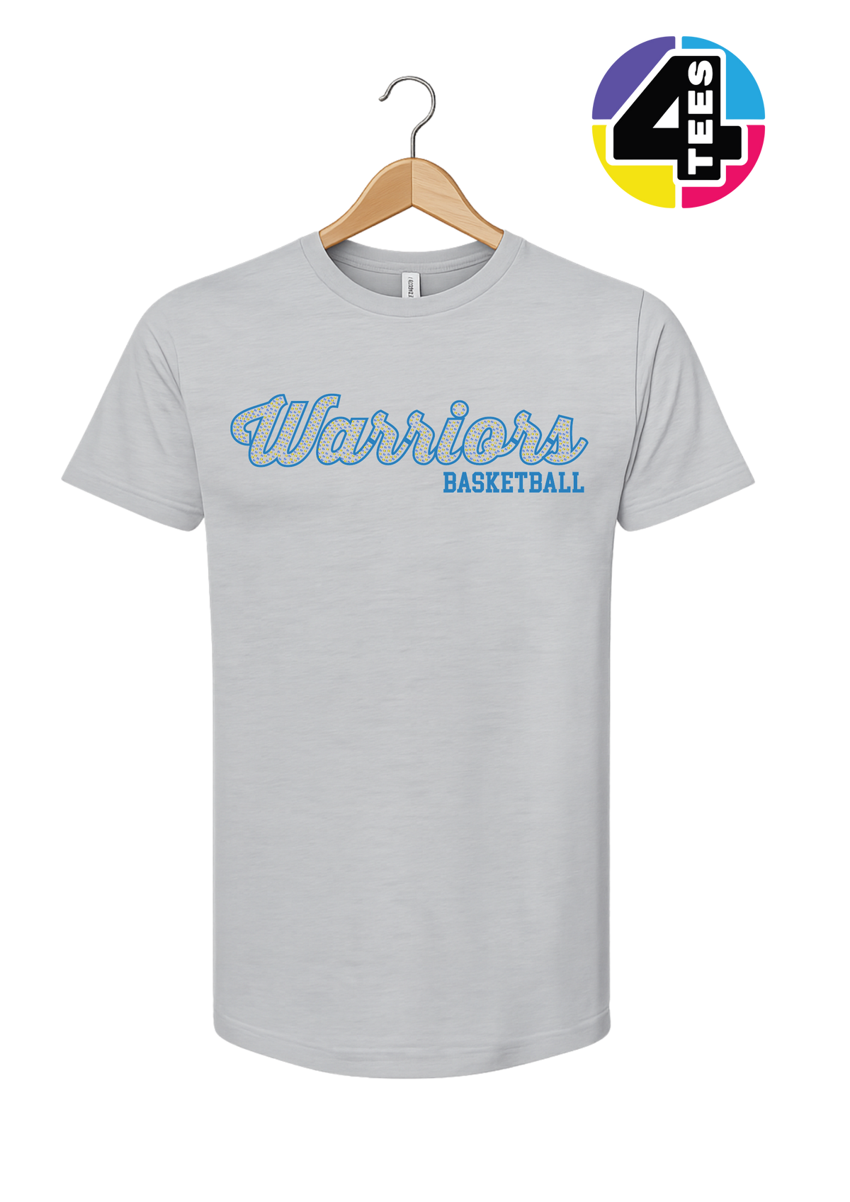 Warriors Spangle Basketball Tee