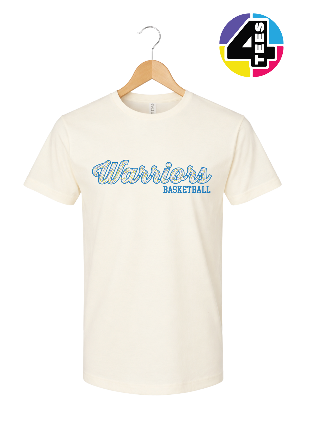 Warriors Spangle Basketball Tee
