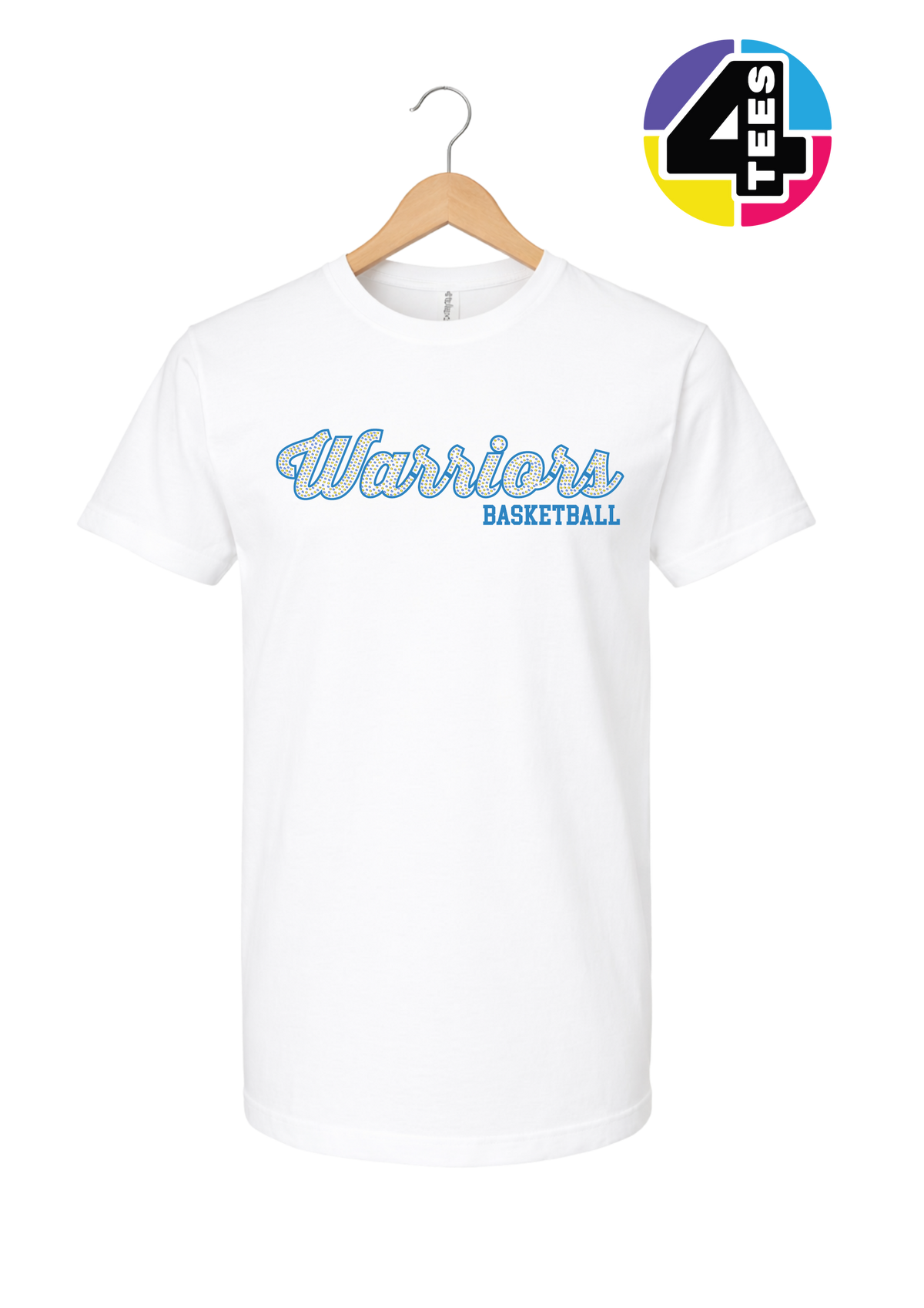 Warriors Spangle Basketball Tee