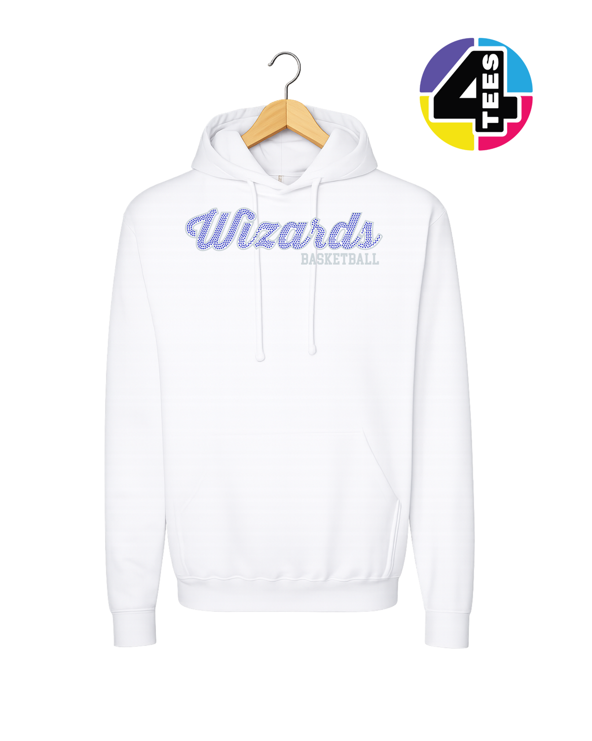 Wizards Spangle Basketball Hoodie
