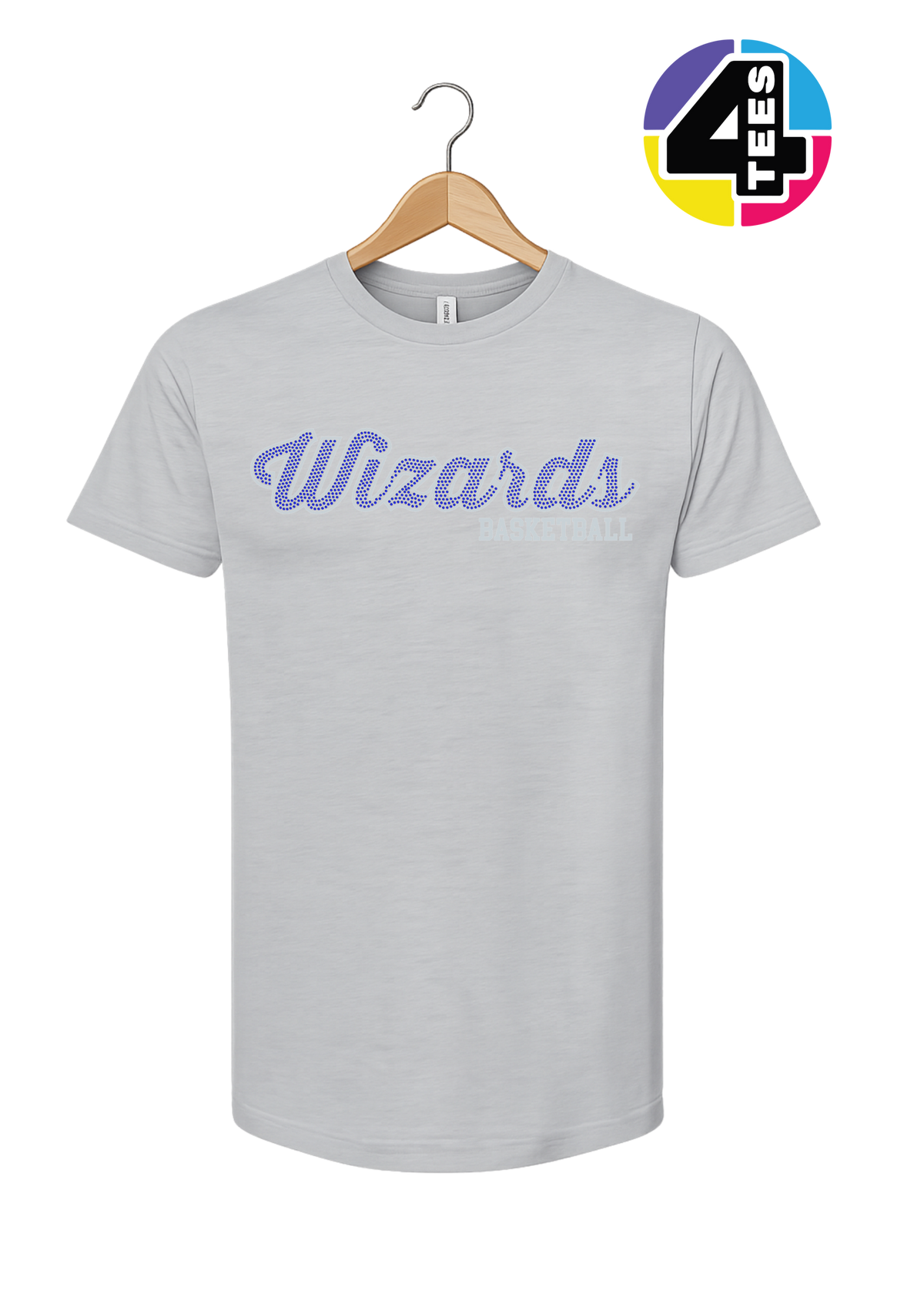 Wizards Spangle Basketball Tee