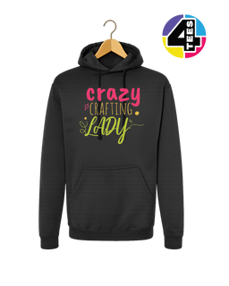 Crazy Crafting Lady Hoodie
