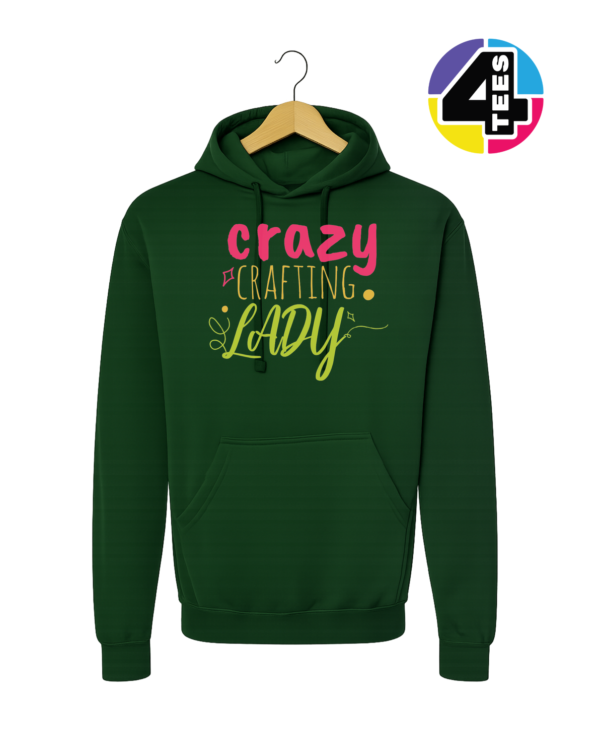 Crazy Crafting Lady Hoodie