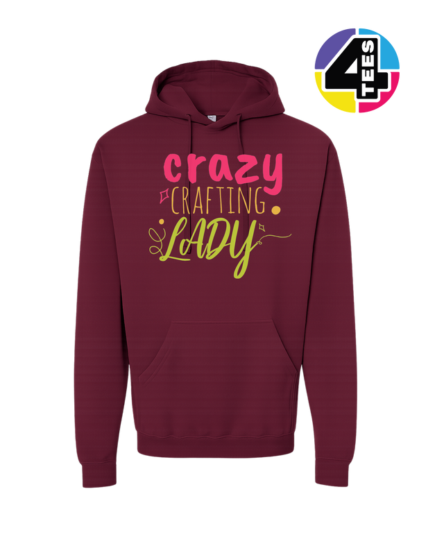 Crazy Crafting Lady Hoodie