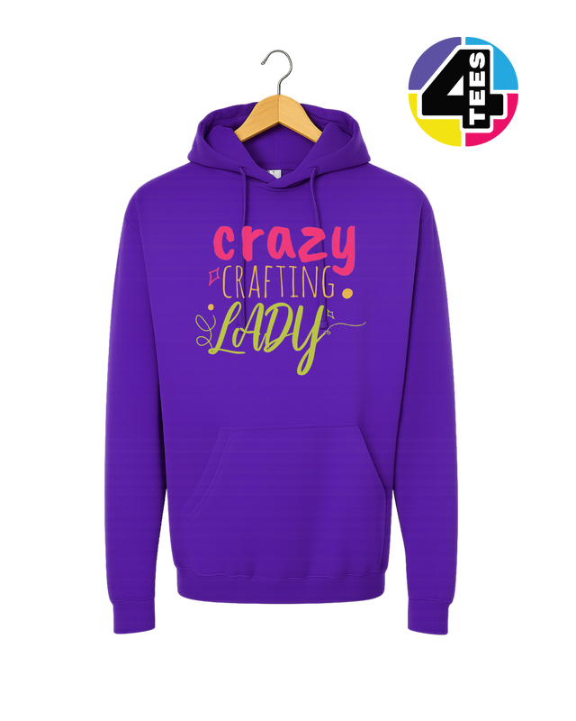 Crazy Crafting Lady Hoodie