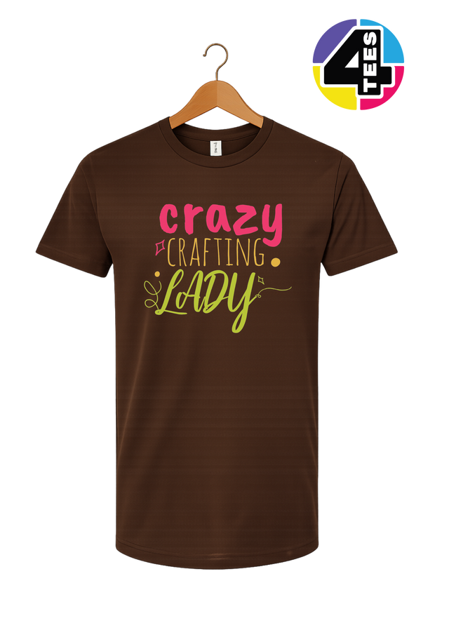 Crazy Crafting Lady Tee