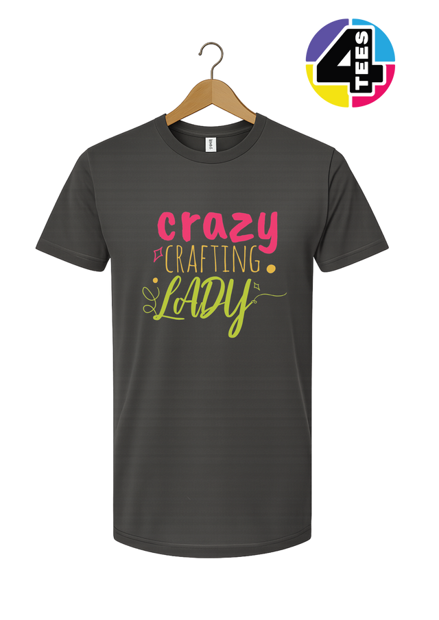 Crazy Crafting Lady Tee