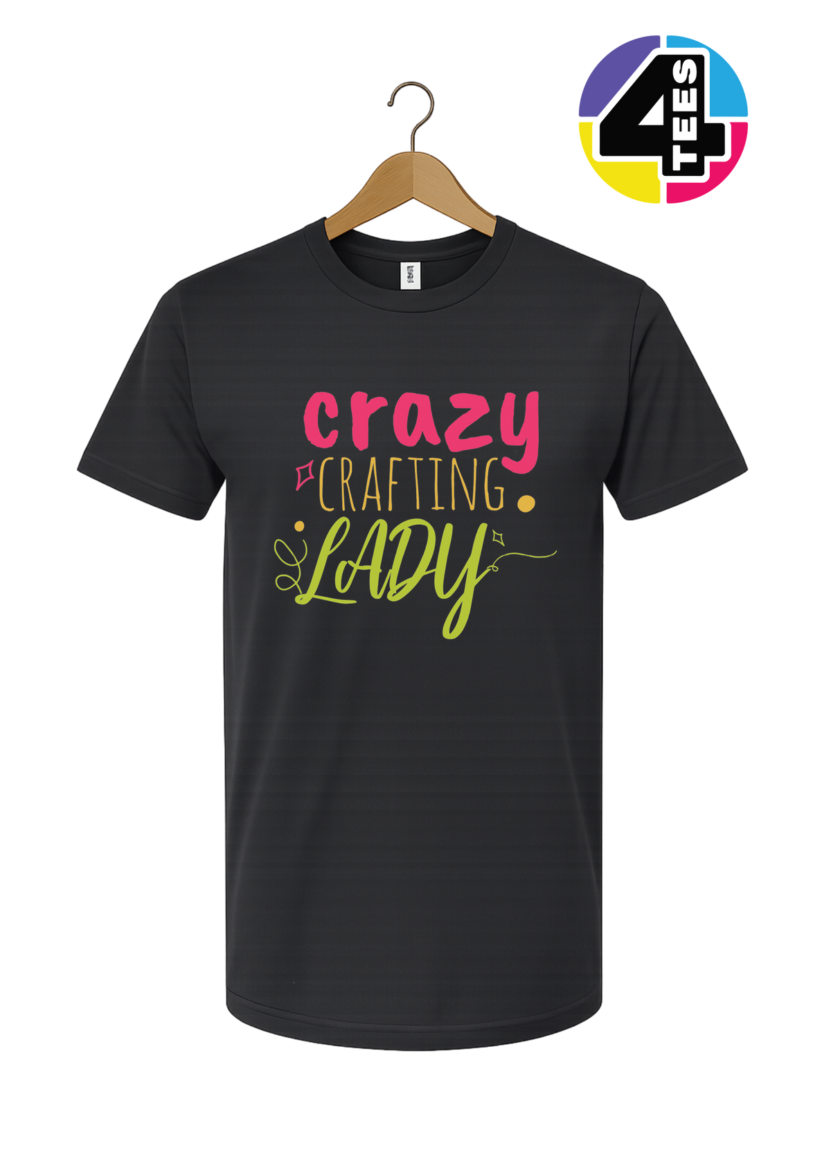 Crazy Crafting Lady Tee