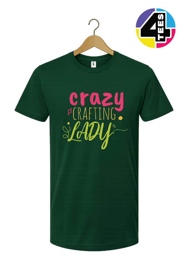 Crazy Crafting Lady Tee