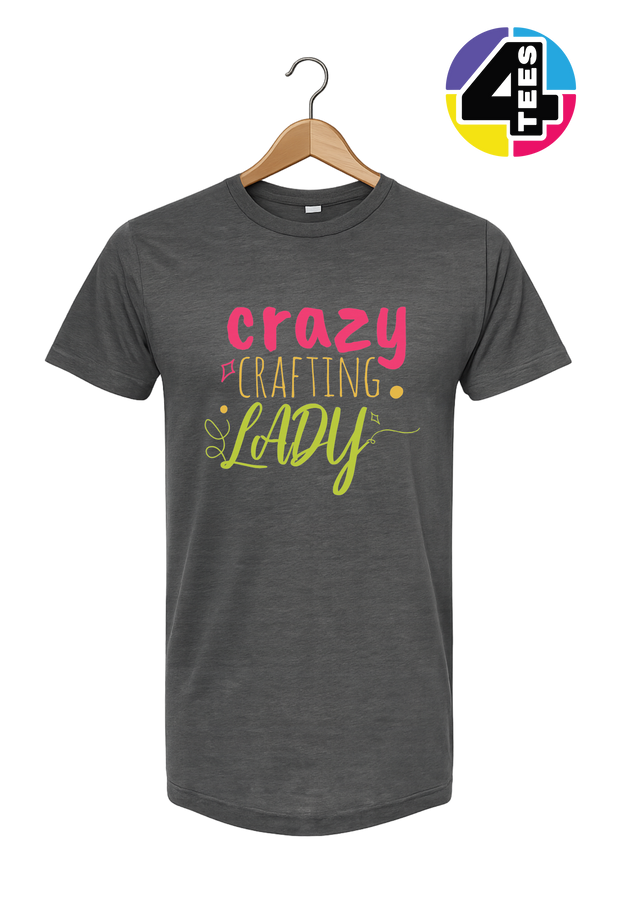 Crazy Crafting Lady Tee