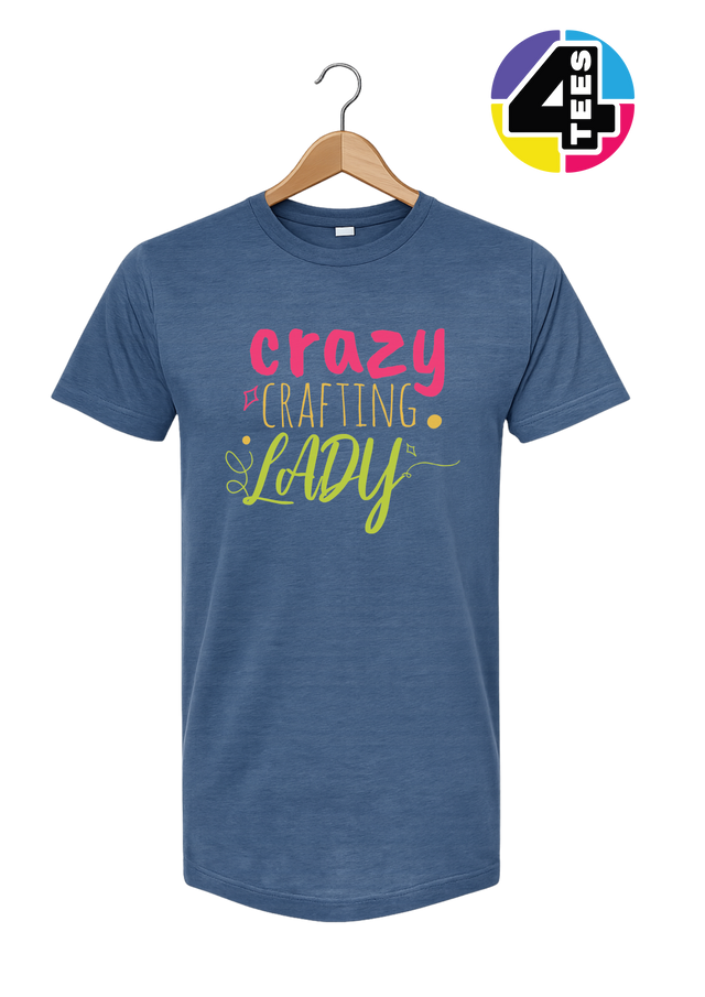 Crazy Crafting Lady Tee