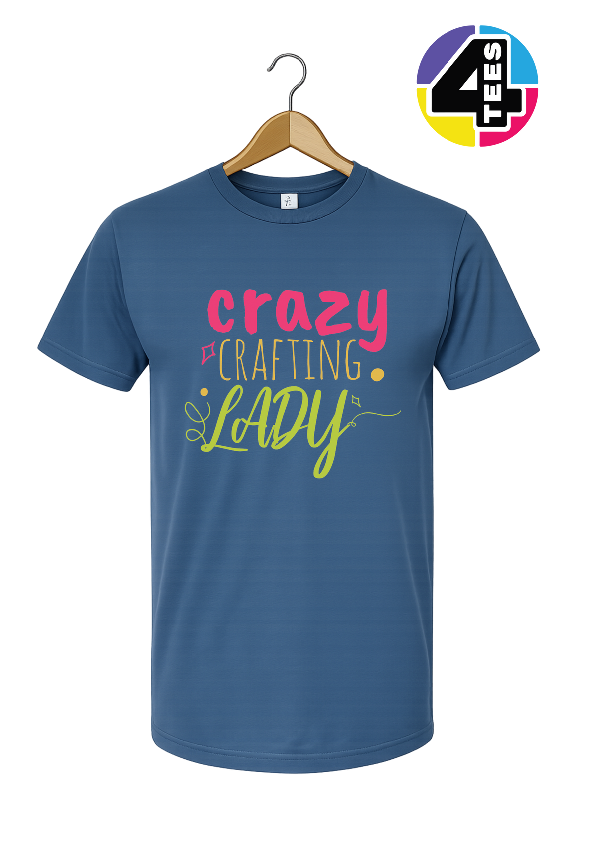 Crazy Crafting Lady Tee