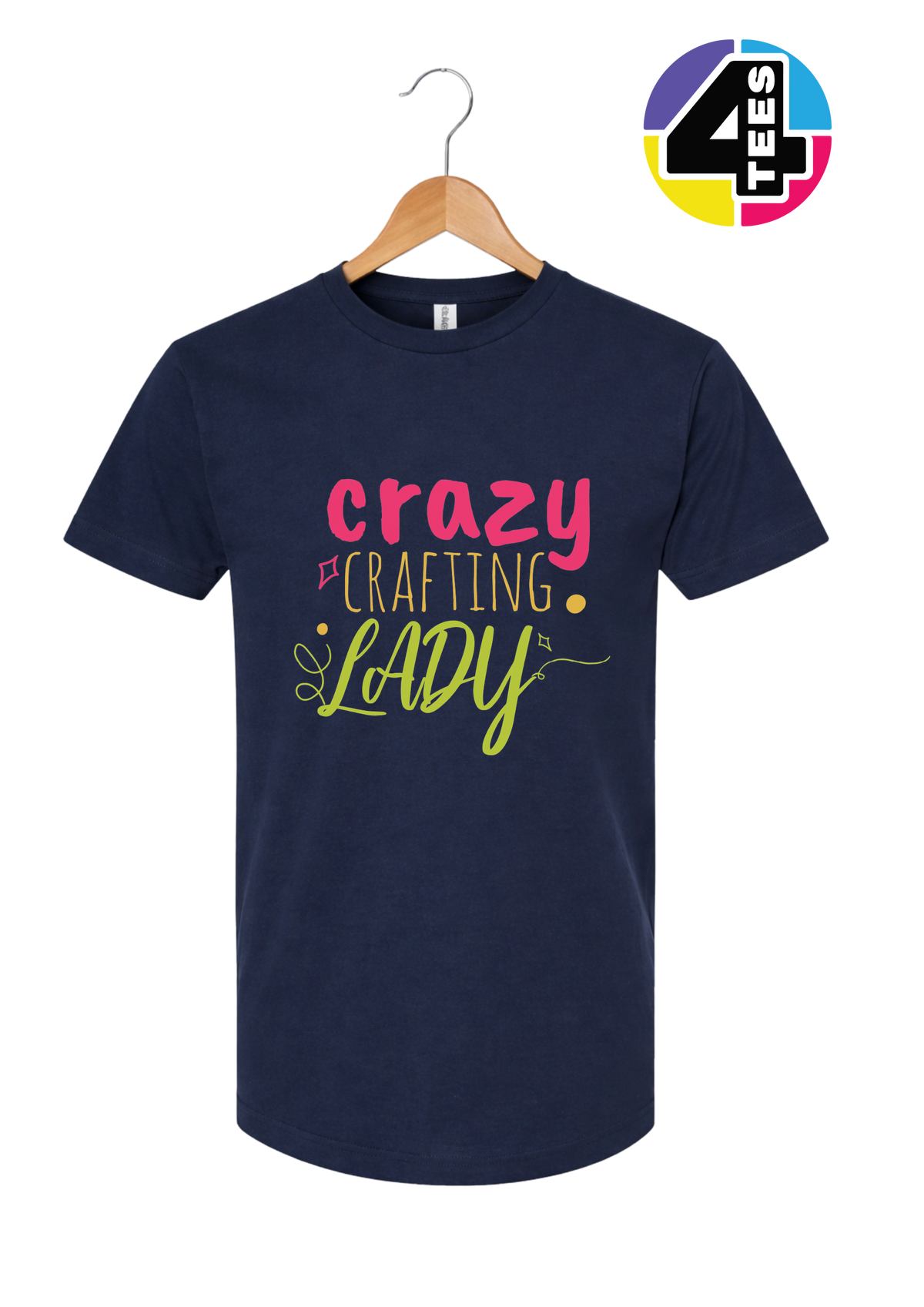 Crazy Crafting Lady Tee