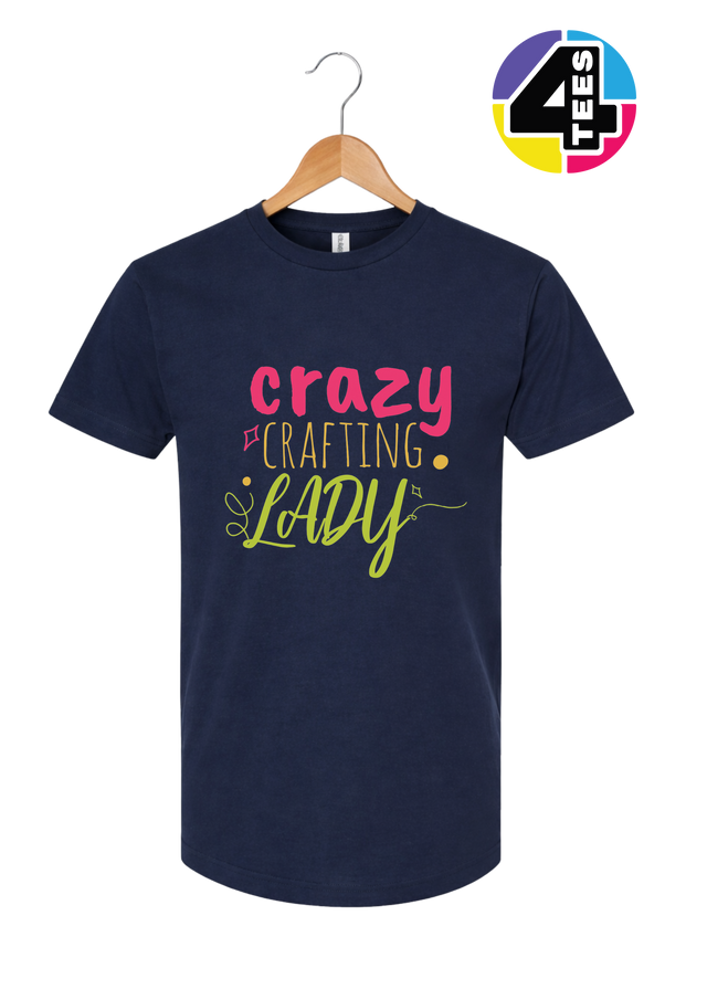 Crazy Crafting Lady Tee