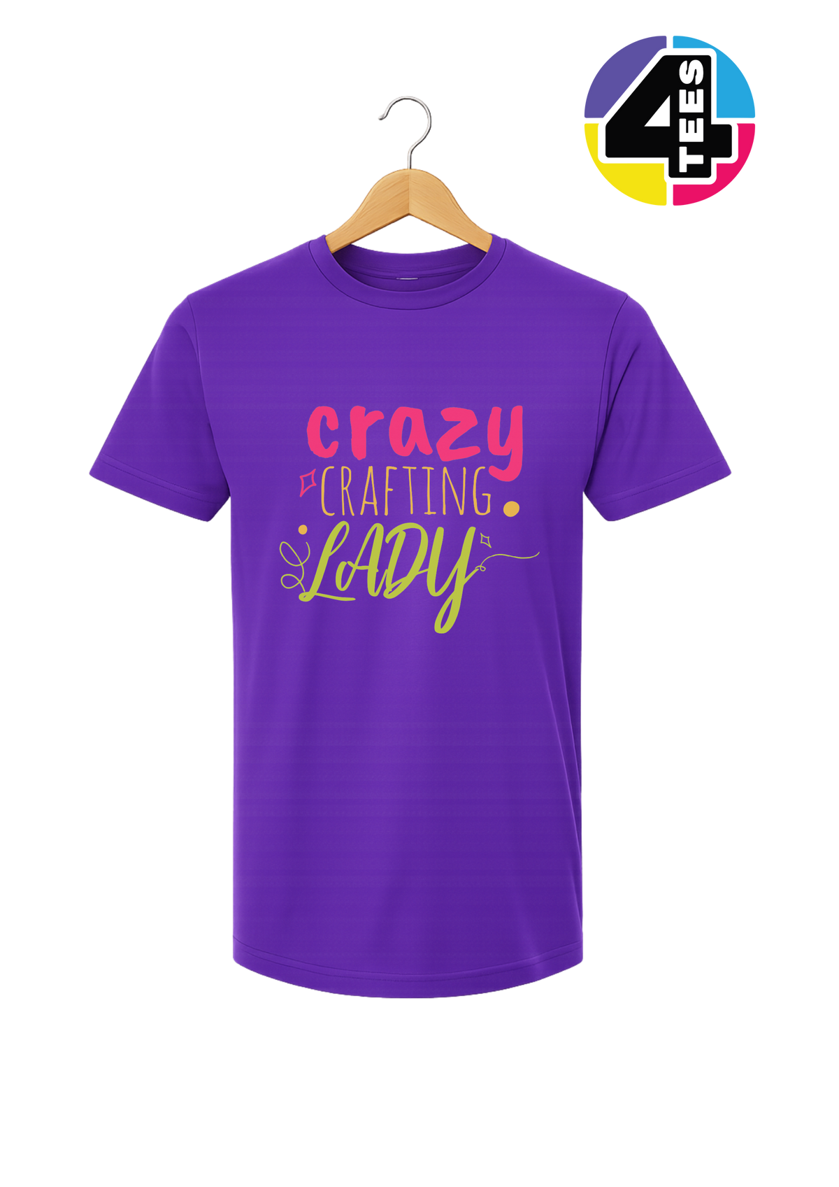 Crazy Crafting Lady Tee