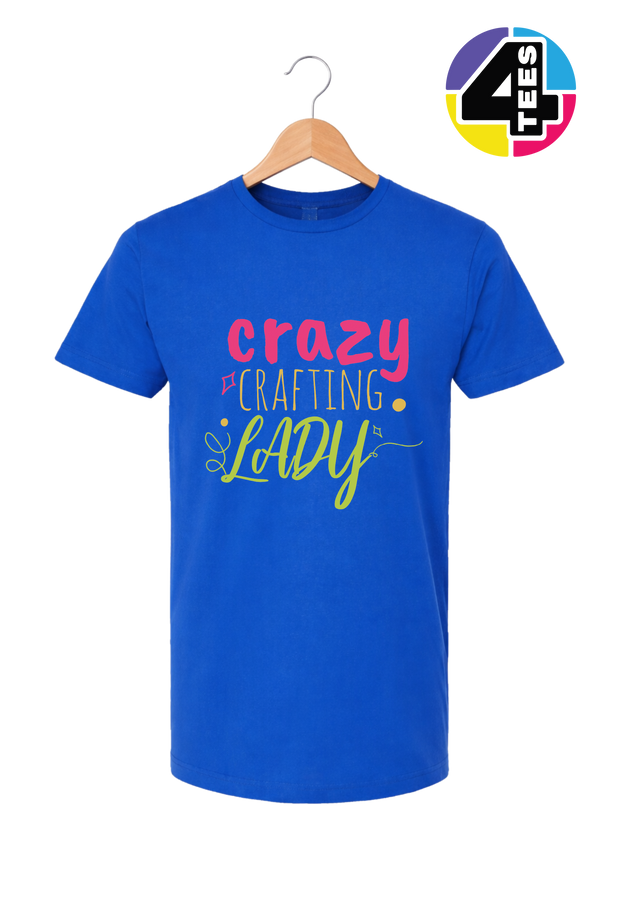 Crazy Crafting Lady Tee