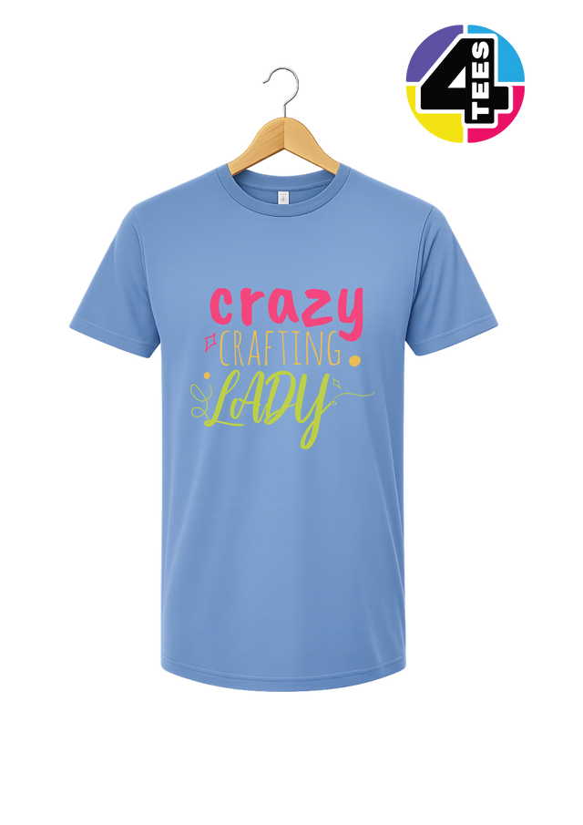 Crazy Crafting Lady Tee