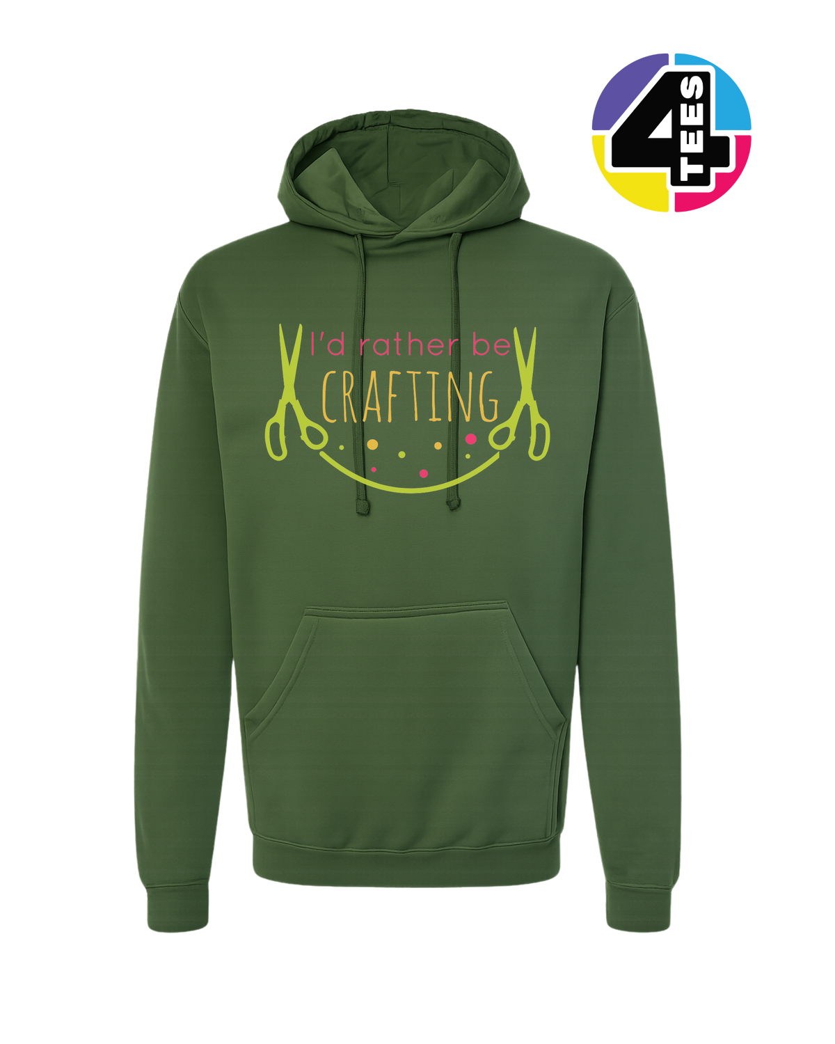 I'd Rather Be Crafting Hoodie