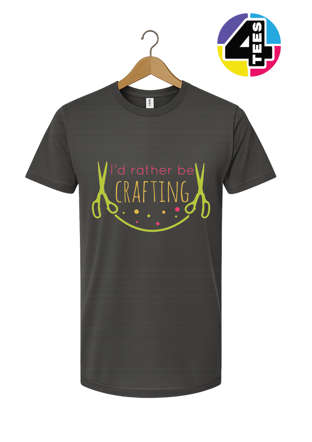 I'd Rather Be Crafting Tee