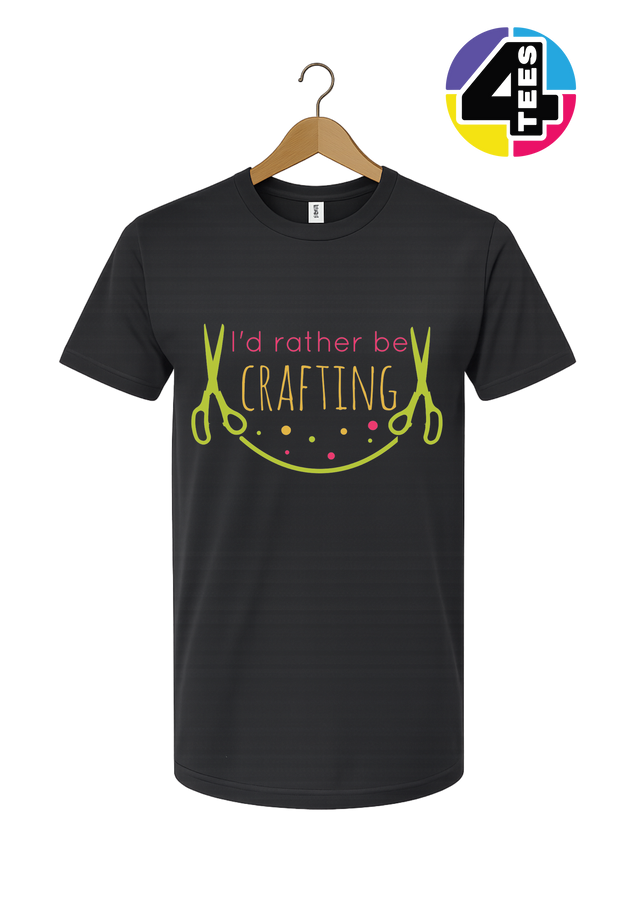 I'd Rather Be Crafting Tee