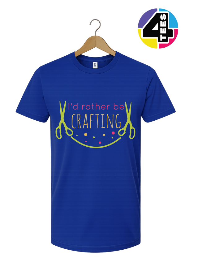 I'd Rather Be Crafting Tee