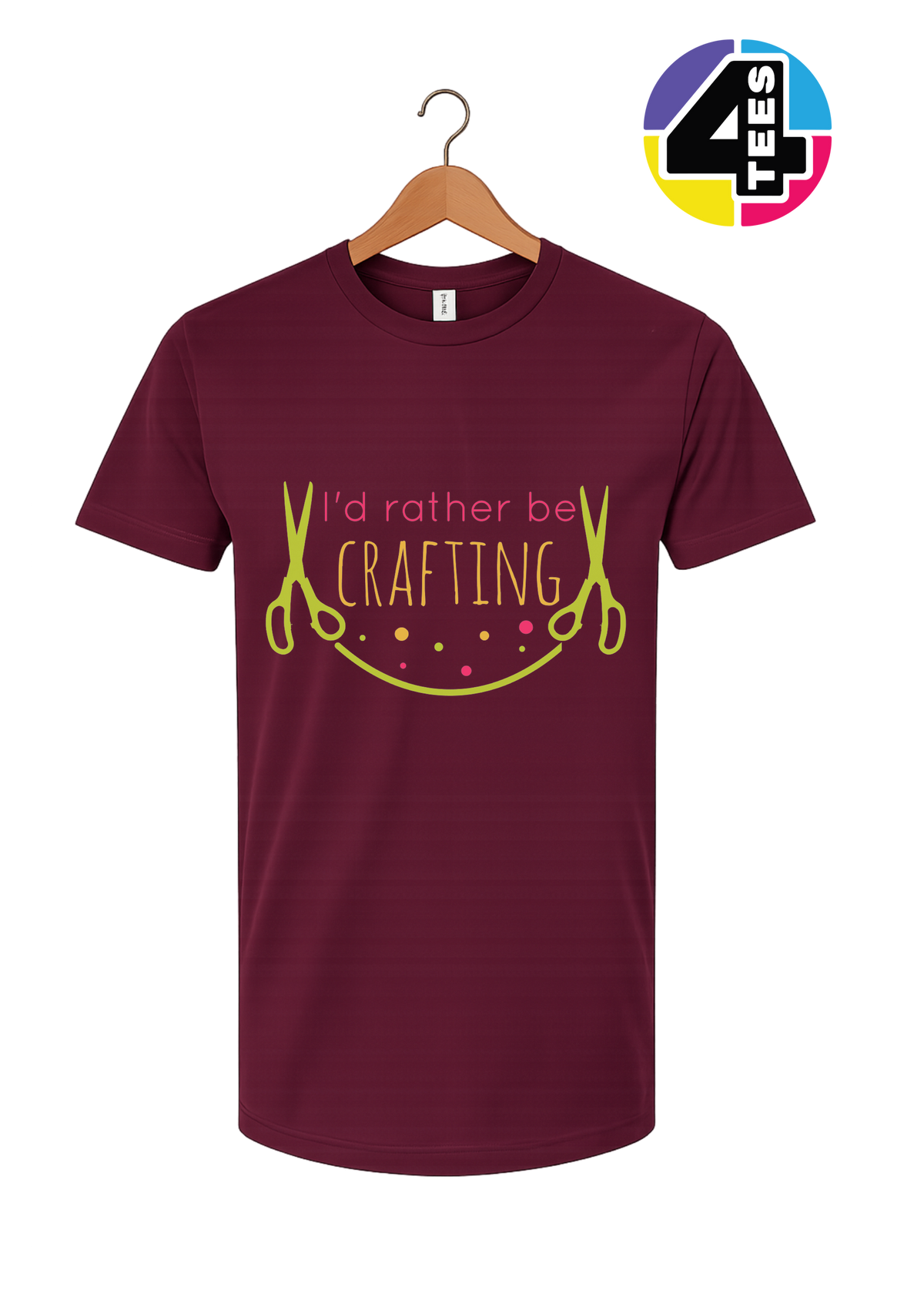I'd Rather Be Crafting Tee