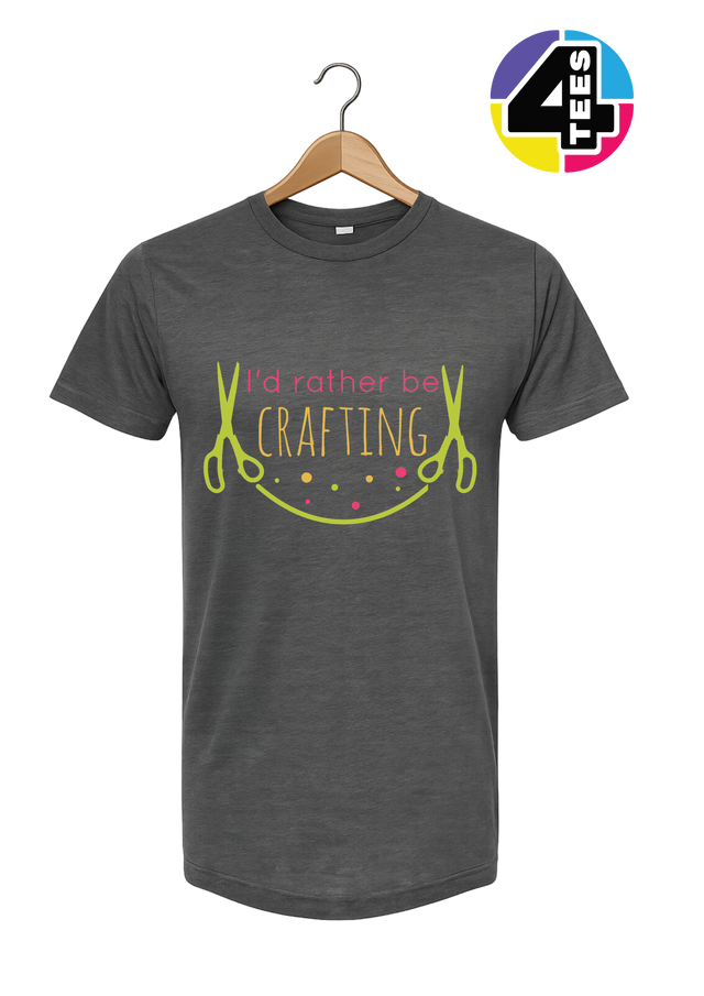I'd Rather Be Crafting Tee