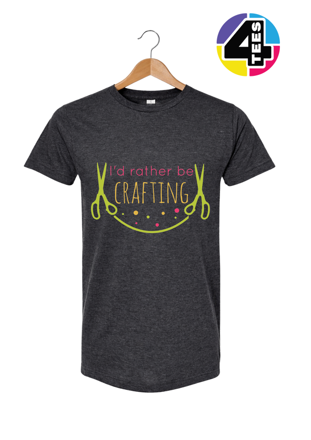 I'd Rather Be Crafting Tee