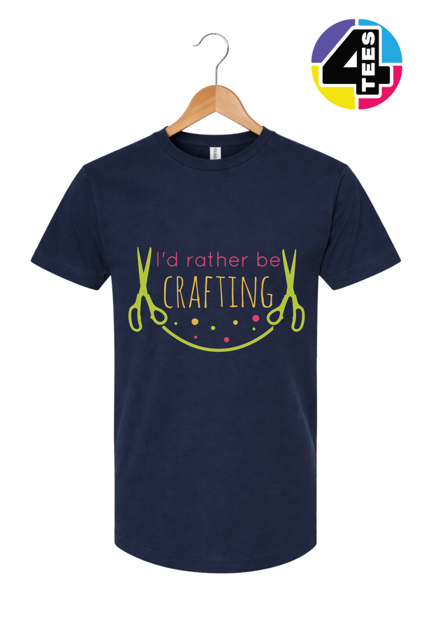 I'd Rather Be Crafting Tee
