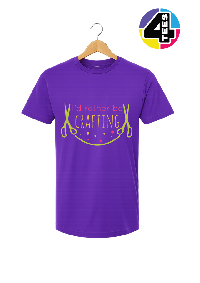 I'd Rather Be Crafting Tee