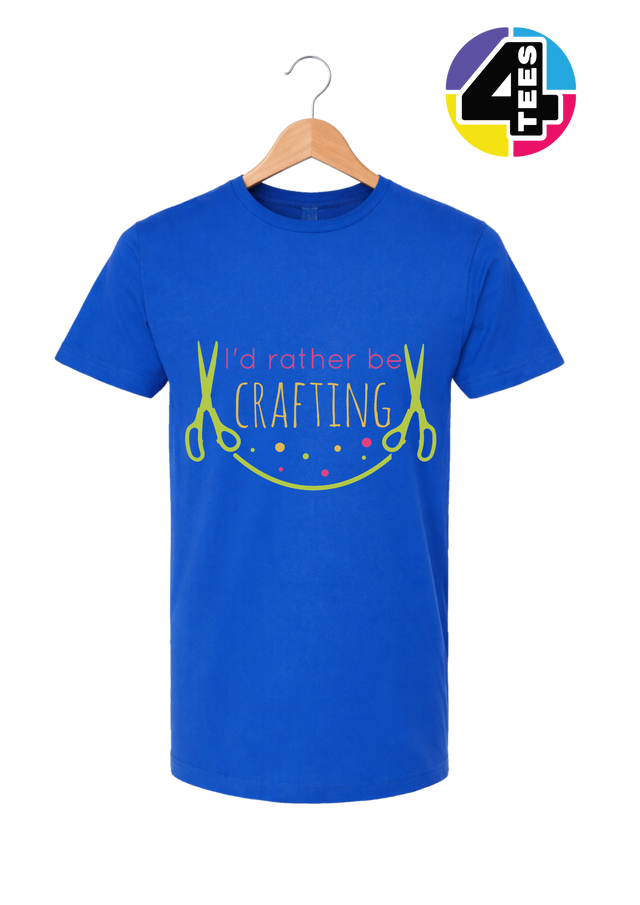 I'd Rather Be Crafting Tee