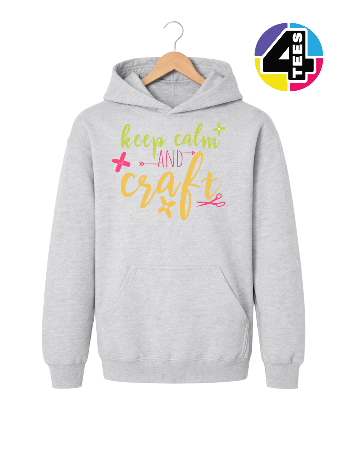 Keep Calm and Craft Youth Hoodie