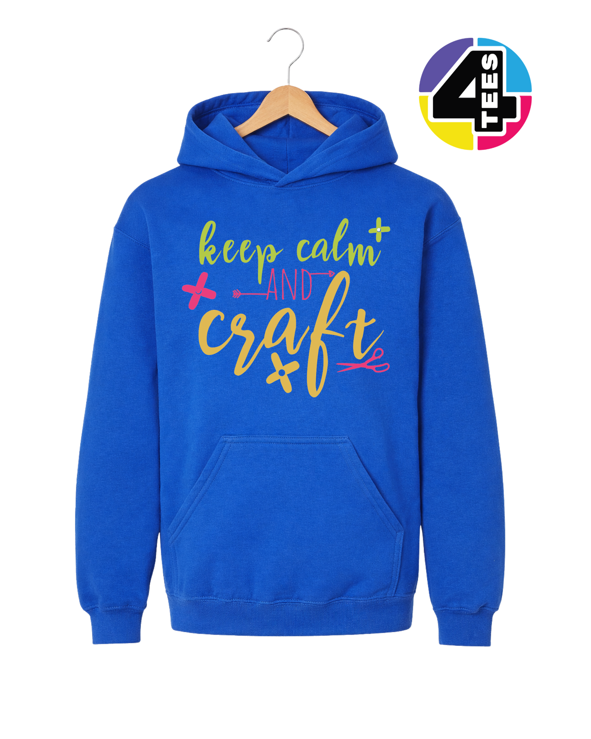 Keep Calm and Craft Youth Hoodie