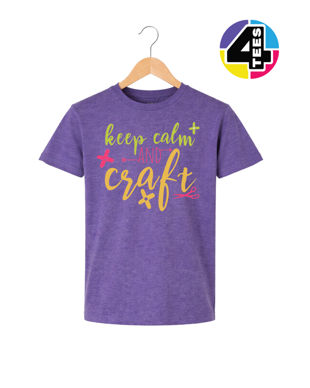 Keep Calm and Craft Youth Tee