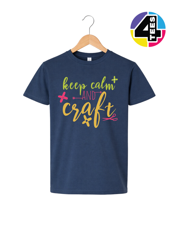 Keep Calm and Craft Youth Tee