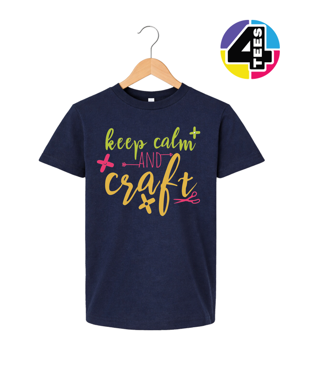 Keep Calm and Craft Youth Tee