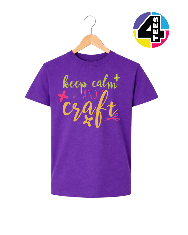 Keep Calm and Craft Youth Tee