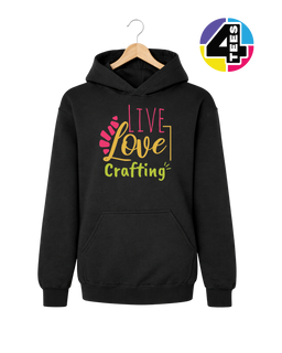 Live Love Crafting Youth Hoodie