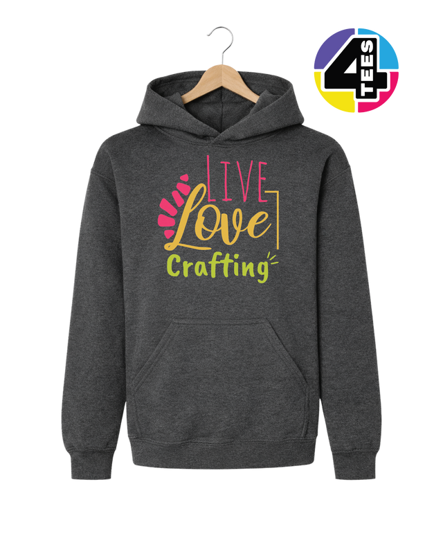 Live Love Crafting Youth Hoodie