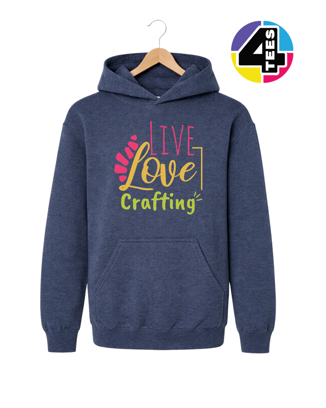 Live Love Crafting Youth Hoodie