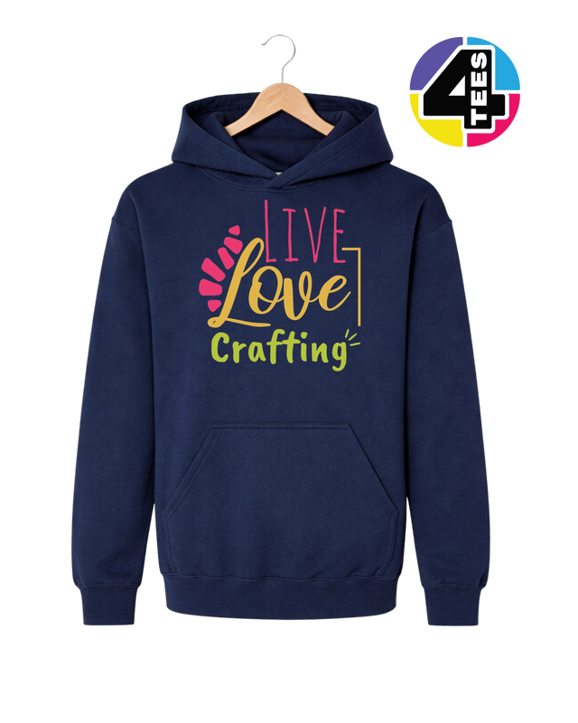 Live Love Crafting Youth Hoodie