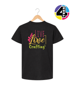 Live Love Crafting Youth Tee