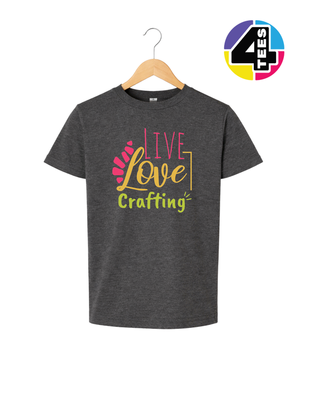 Live Love Crafting Youth Tee