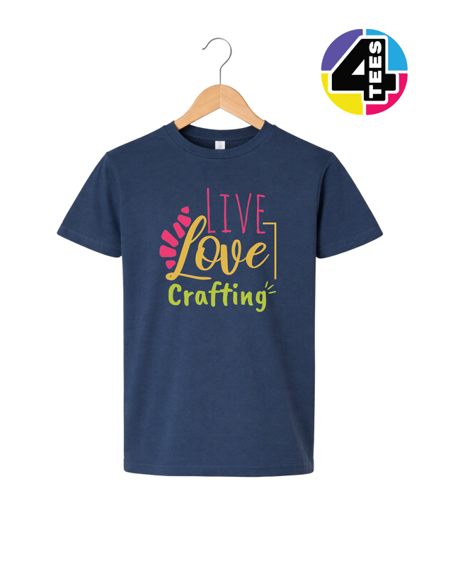 Live Love Crafting Youth Tee