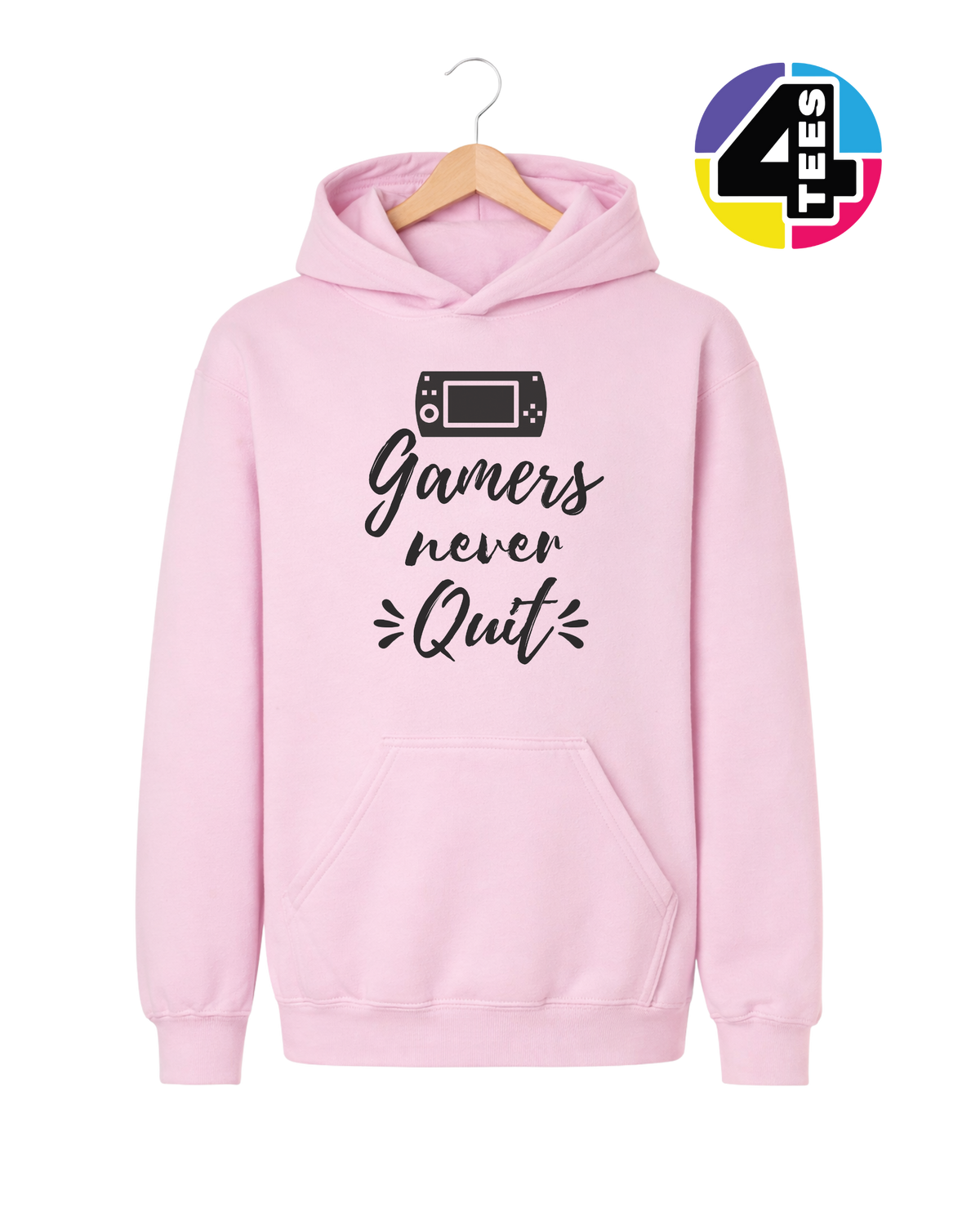 Gamers Never Quit Youth Hoodie
