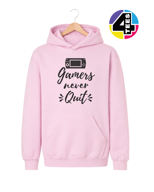 Gamers Never Quit Youth Hoodie