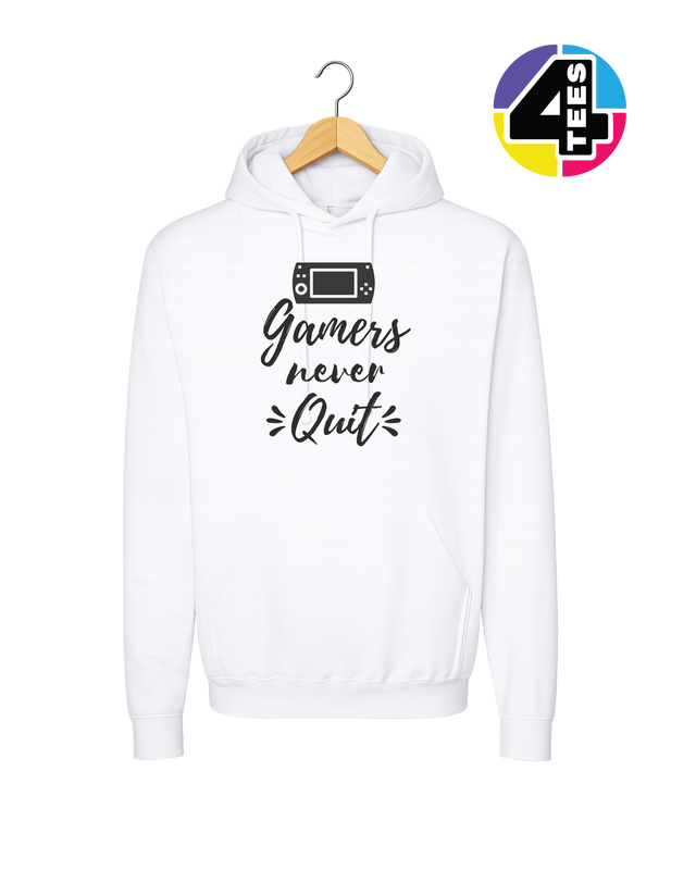 Gamers Never Quit Hoodie
