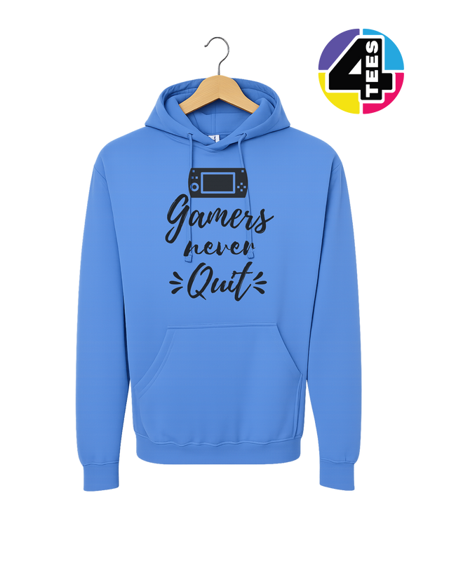 Gamers Never Quit Hoodie