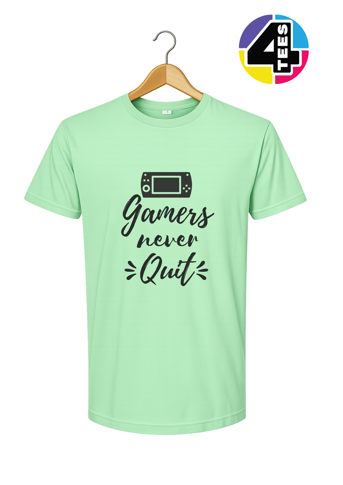 Gamers Never Quit Tee
